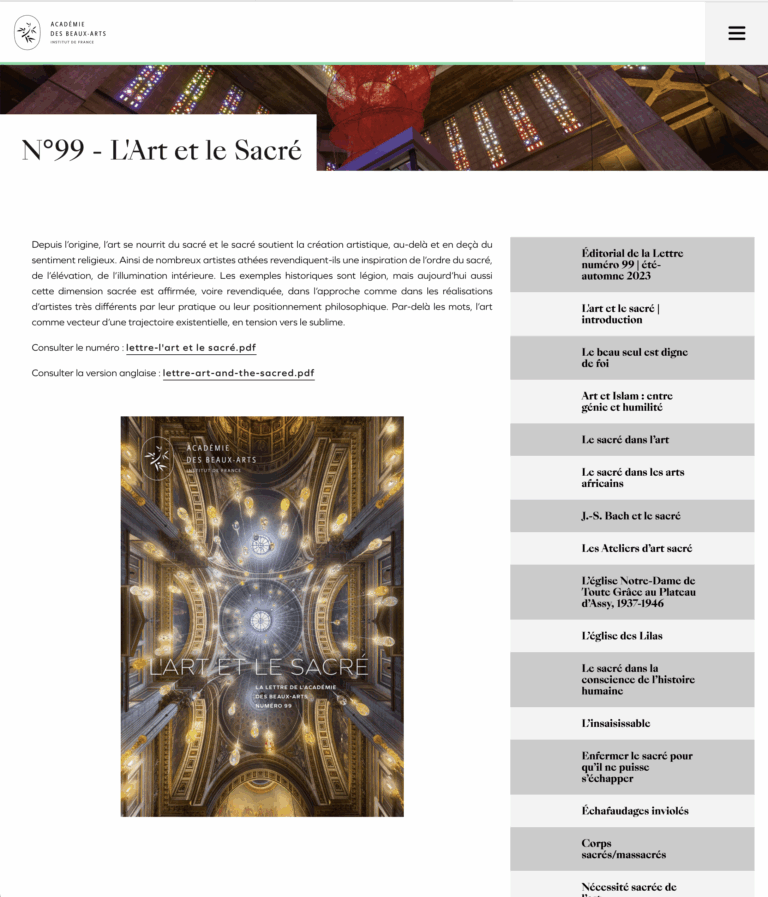 <a href="https://www.academiedesbeauxarts.fr/ndeg99-lart-et-le-sacre" target="_blank" rel="noopener">  Académie des Beaux-Arts </a>